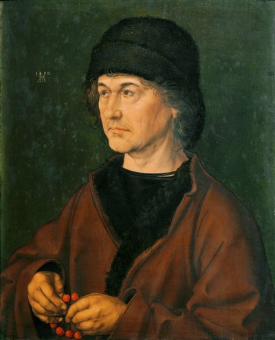 Isän muotokuva (puumaalaus tekijältä Albrecht Dürer