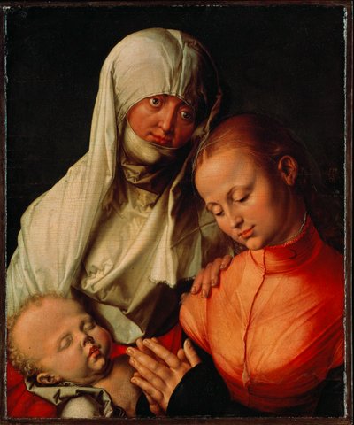 Pyhä Anna, Neitsyt ja Jeesus-lapsi tekijältä Albrecht Dürer or Duerer