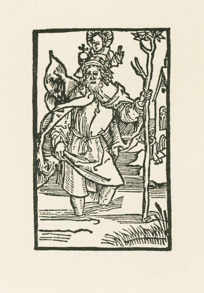 Saint Christopher tekijältä Albrecht Dürer or Duerer