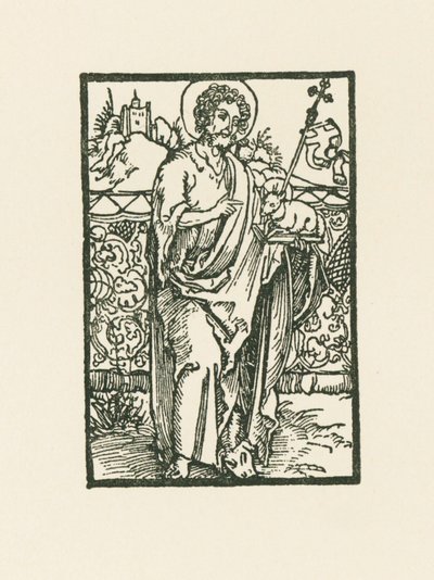 Pyhä Johannes Kastaja tekijältä Albrecht Dürer or Duerer