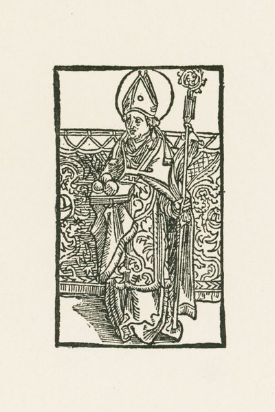 Pyhä Nikolaus tekijältä Albrecht Dürer or Duerer