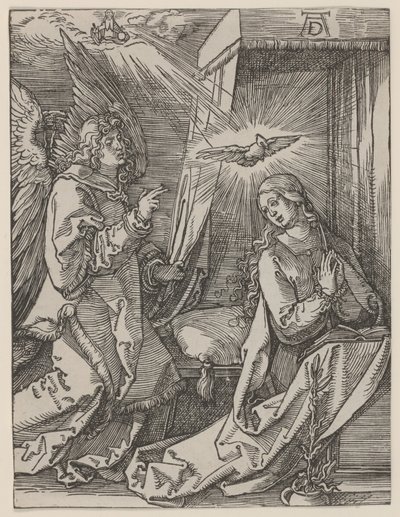 Annunciation eli Die Verkundigung tekijältä Albrecht Dürer