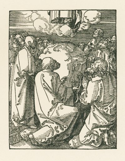 Ylösnousemus, noin 1510 (puupiirros) tekijältä Albrecht Dürer or Duerer