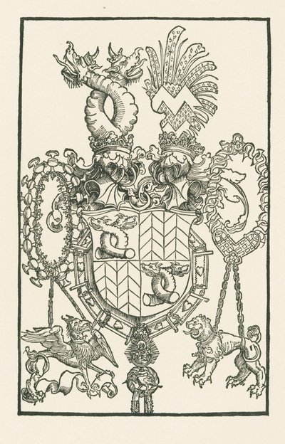 Florian Waldauf von Waldensteinin vaakuna tekijältä Albrecht Dürer or Duerer