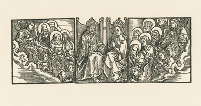 Neitsyt Marian kruunajaiset tekijältä Albrecht Dürer or Duerer
