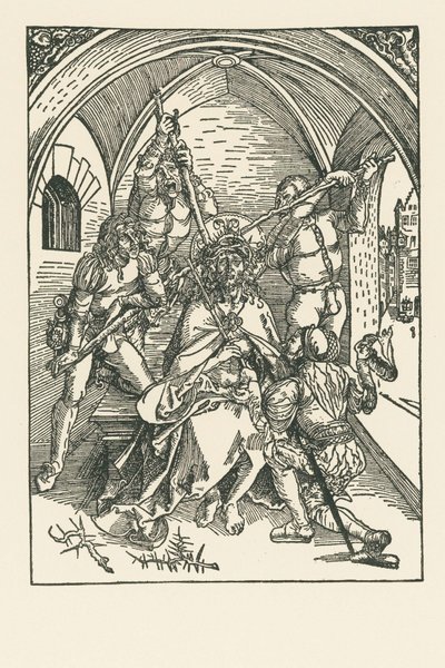 Piikkikruunu, noin 1500 (puupiirros). tekijältä Albrecht Dürer or Duerer