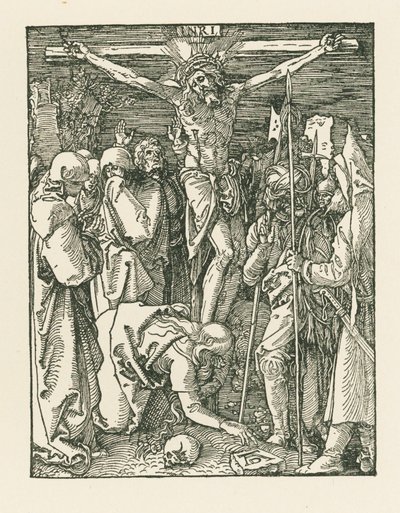Ristiinnaulitseminen, noin 1509 (puupiirros) tekijältä Albrecht Dürer or Duerer