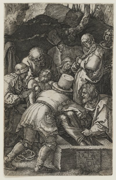 Kristuksen hautaus tekijältä Albrecht Dürer
