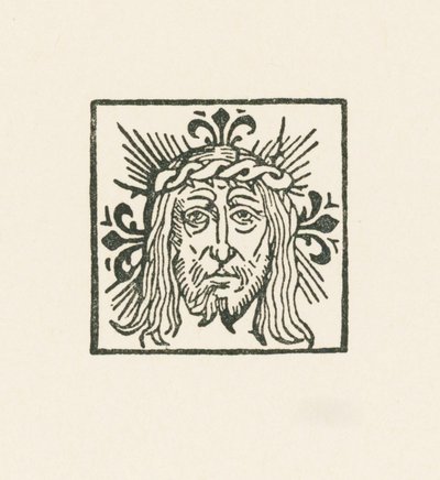 Kristuksen pää tekijältä Albrecht Dürer or Duerer
