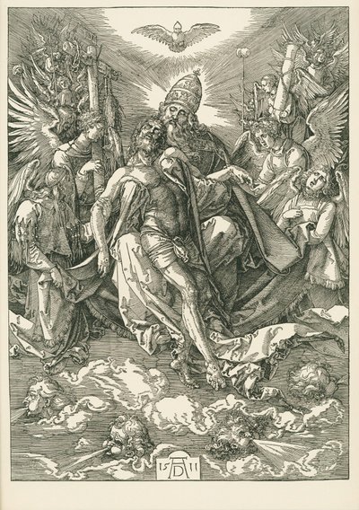 Pyhä kolminaisuus tekijältä Albrecht Dürer or Duerer