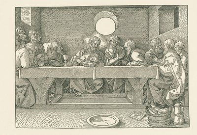 Viimeinen ehtoollinen tekijältä Albrecht Dürer or Duerer