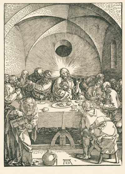 Viimeinen ehtoollinen tekijältä Albrecht Dürer or Duerer