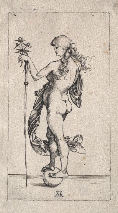 Pieni onni, c. 1497 (kaiverrus) tekijältä Albrecht Dürer or Duerer