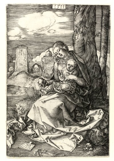 Madonna päärynän kanssa tekijältä Albrecht Dürer
