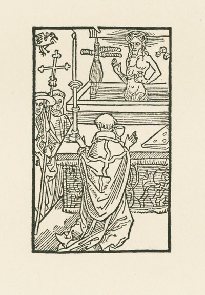 Pyhän Gregoriuksen messu tekijältä Albrecht Dürer or Duerer