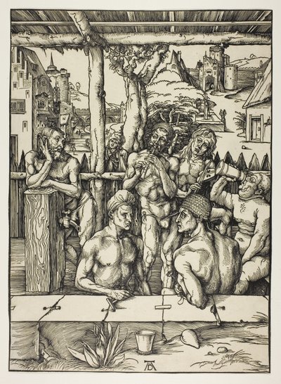 Miesten kylpylä tekijältä Albrecht Dürer
