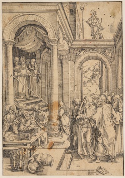 Neitsyen esitys temppelissä tekijältä Albrecht Dürer