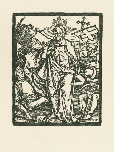 Kristuksen ylösnousemus tekijältä Albrecht Dürer or Duerer