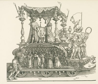 Pieni riemuvoittoauto tai Burgundin avioliitto tekijältä Albrecht Dürer or Duerer