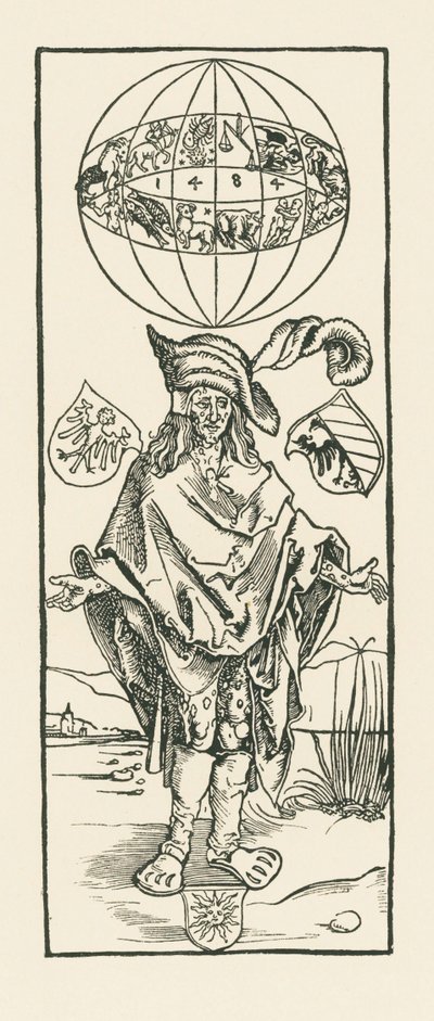 Syfilitic. 1496 (puupiirros) tekijältä Albrecht Dürer or Duerer