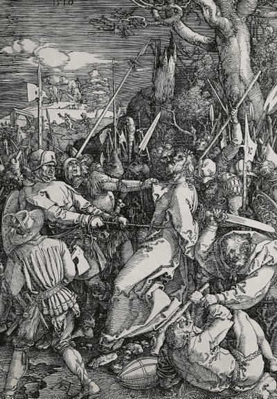 Kristuksen vangitseminen tekijältä Albrecht Dürer