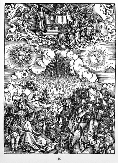 Viidennen ja kuudennen sinetin avaaminen tekijältä Albrecht Dürer or Duerer