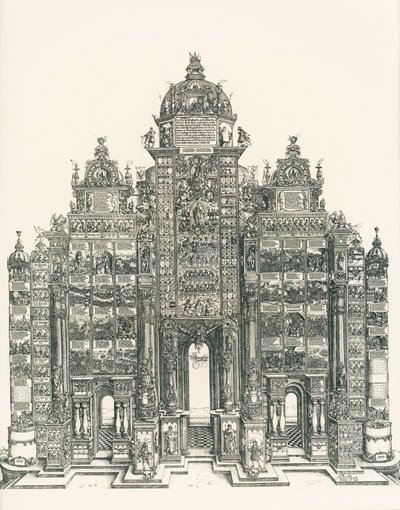 Riemukaari keisari Maximilian I:lle tekijältä Albrecht Dürer or Duerer