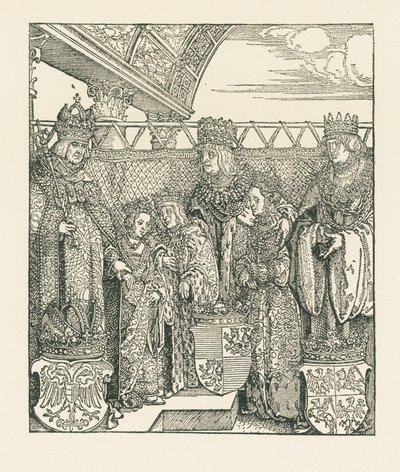 Riemukaari keisari Maximilian I:lle tekijältä Albrecht Dürer or Duerer