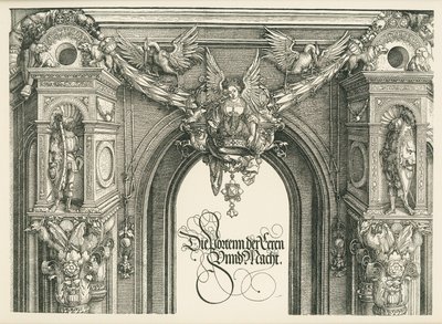 Riemukaari keisari Maximilian I:lle tekijältä Albrecht Dürer or Duerer