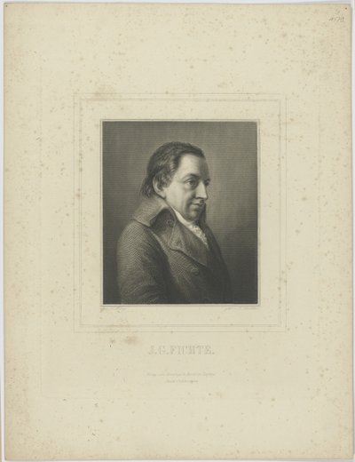 Johann Gottlieb Fichten muotokuva 1762-1814. tekijältä Albrecht Fürchtegott Schultheiss