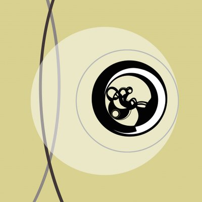 Abstraktit pyörteiset ympyrät tekijältä Alejandra Winkhaus