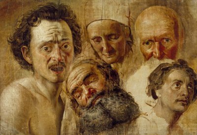Study of Heads, c. 1830 tekijältä Aleksandr Andreevich Ivanov
