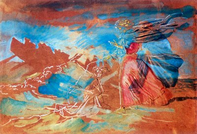 Kristus kävelee veden päällä, 1840 tekijältä Aleksandr Ivanov