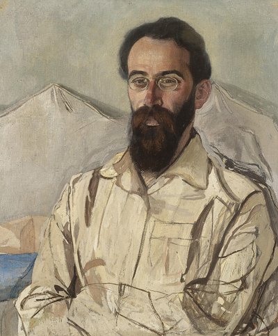 Friedrich Eduardovich Krimmerin muotokuva 1888-1963, 1919 tekijältä Aleksandr Jakovlevic Golovin