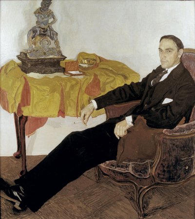 Mihail Ivanovitš Tereštšenkon muotokuva 1886-1956, 1911-1914 tekijältä Aleksandr Jakovlevic Golovin