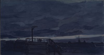 Lavastus A. Koreshchenkon oopperaan Jäätalo, 1900 tekijältä Aleksandr Jakovlevic Golovin