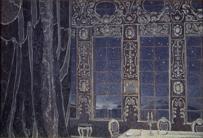 Lavastus J.-B.-näytelmään Don Juan. Molliére, 1910 tekijältä Aleksandr Jakovlevic Golovin