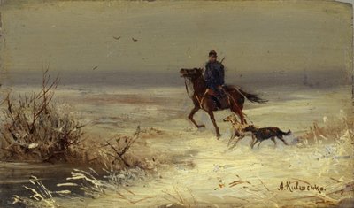 Metsästyksestä, 1800-luvun toinen puoli. tekijältä Aleksei Danilovich Kivshenko