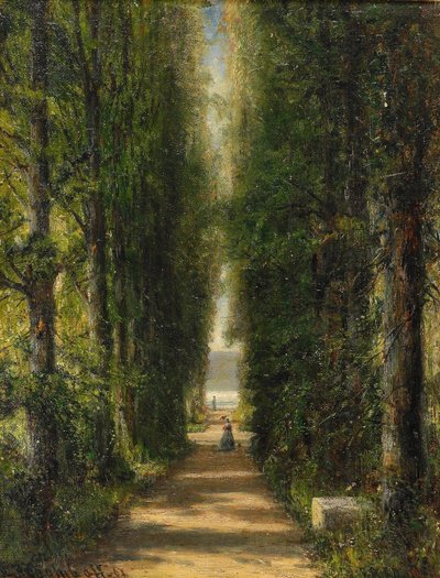 The Avenue, 1867 tekijältä Aleksei Petrovich Bogolyubov