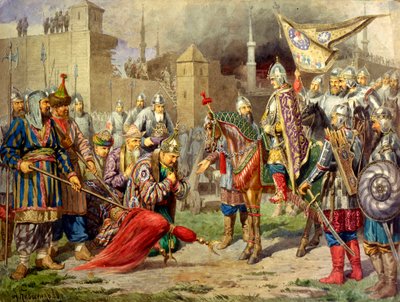 "Tsaari Ivan IV valloitti Kazanin vuonna 1552", 1880 tekijältä Aleksey Kivshenko