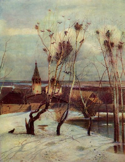 "Korpit ovat saapuneet", 1871, 1965. tekijältä Aleksey Savrasov