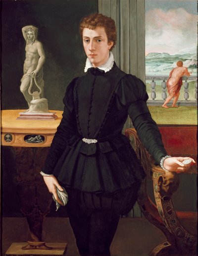 Nuoren miehen muotokuva, post 1560 tekijältä Alessandro Allori
