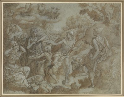 Pariisin tuomio, 1583. tekijältä Alessandro Allori