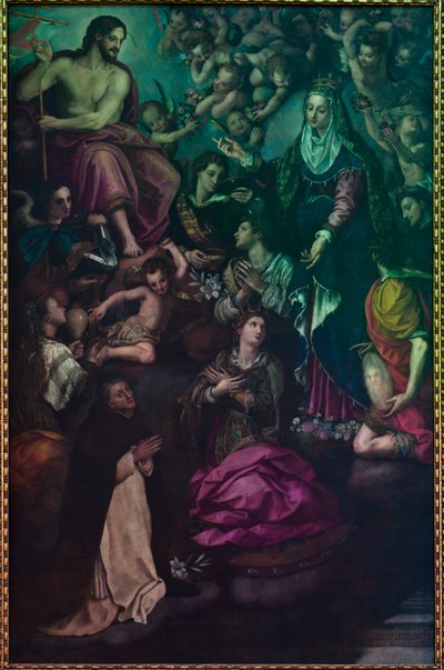 Pyhän Hyasintin visio tekijältä Alessandro Allori