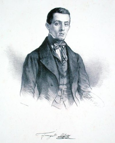 Disma Fumagalli (1826-93) (kaiverrus) tekijältä Alessandro Focosi