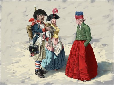 Fantassine ja vivandieres de revolutionnaires, 2024 tekijältä Alessandro Lonati