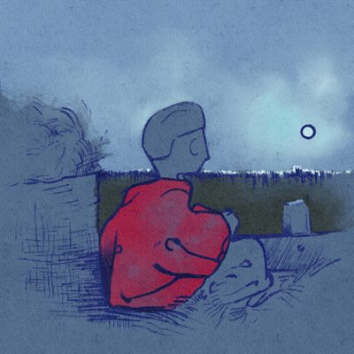 Muotokuva Egòruskasta ylittävässä aron vaunuissa (kuva) tekijältä Alessandro Lonati