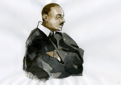 Pastori Martin Luther Kingin (1929-1968) muotokuva tekijältä Alessandro Lonati