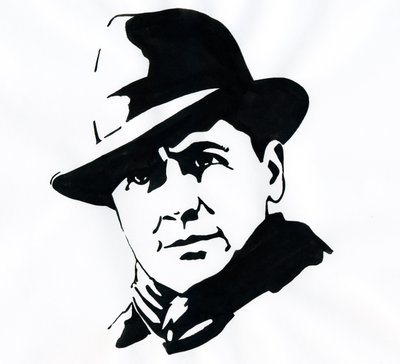 Muotokuva prefetista ja vastustavasta ranskalaisesta Jean Moulinista (1899-1943) tekijältä Alessandro Lonati