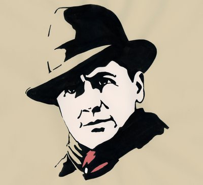 Muotokuva prefetista ja vastustavasta ranskalaisesta Jean Moulinista (1899-1943) tekijältä Alessandro Lonati